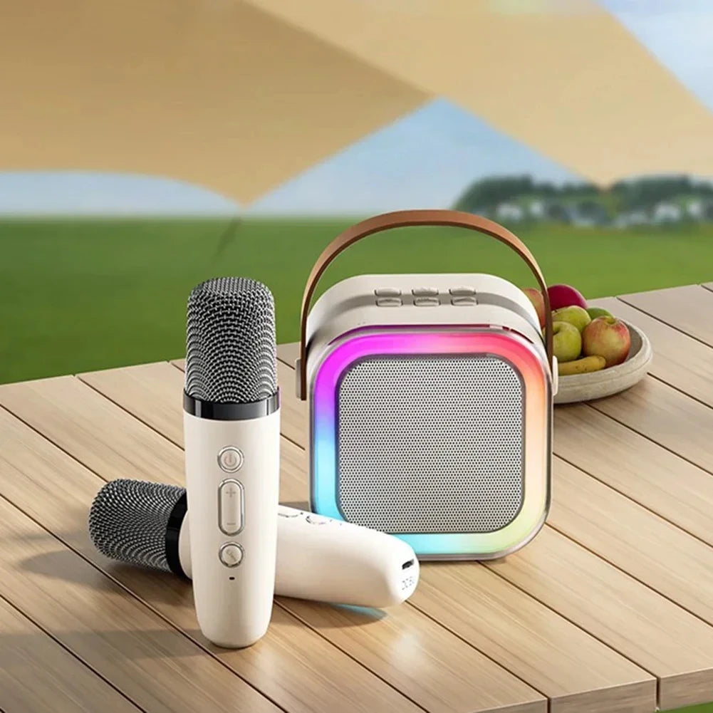 Speaker High-end luetooth Audio Small Home Ktv Karaoke Microphone Professional Children's Singing Bluetooth Speaker Column