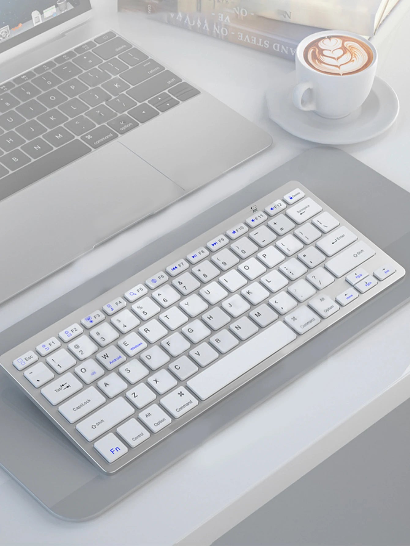 78-key mini portable wireless Bluetooth keyboard for computer and tablet, office keyboard, wireless control in seconds