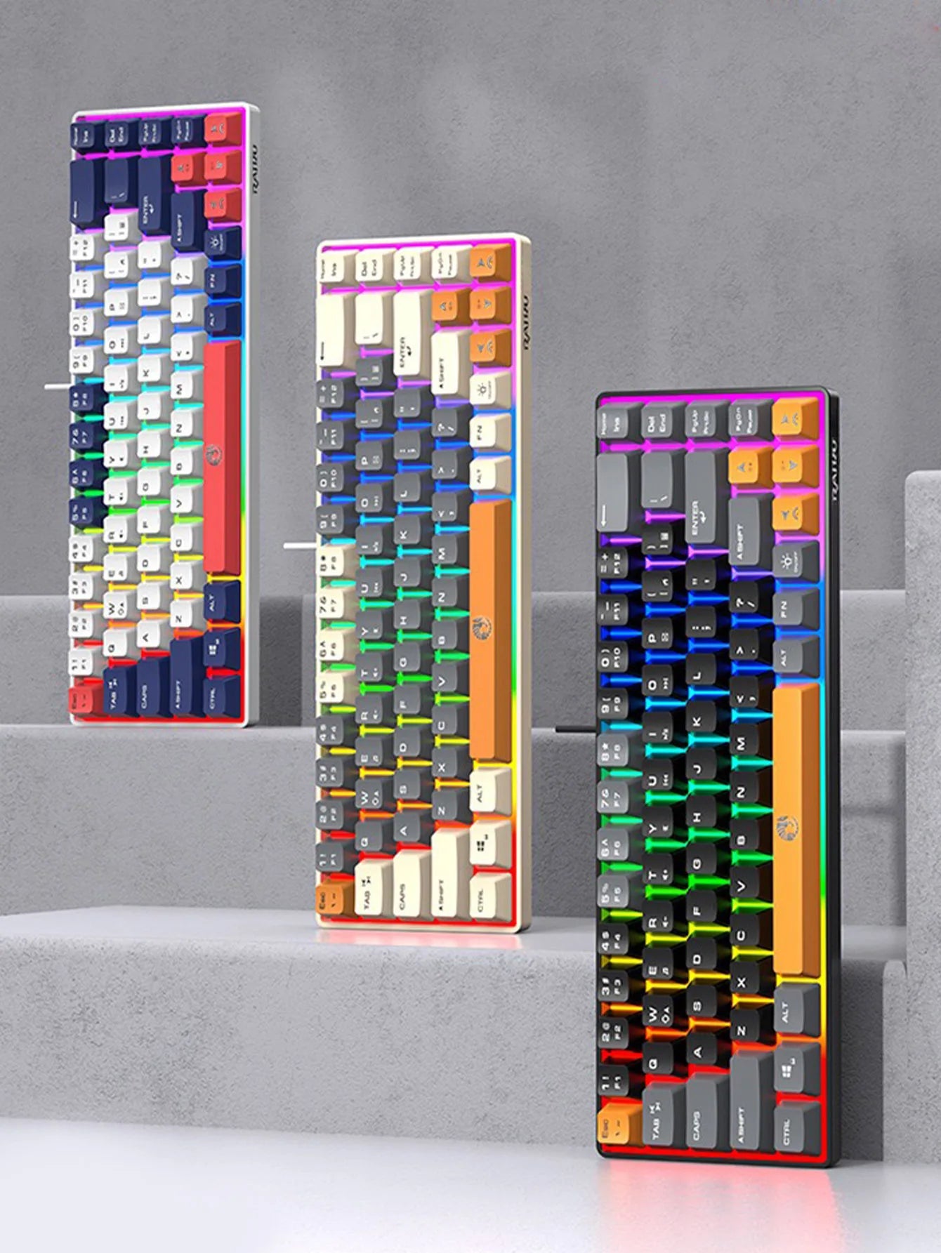 Double-color 68-key gaming competitive office notebook gaming USB wired keyboard